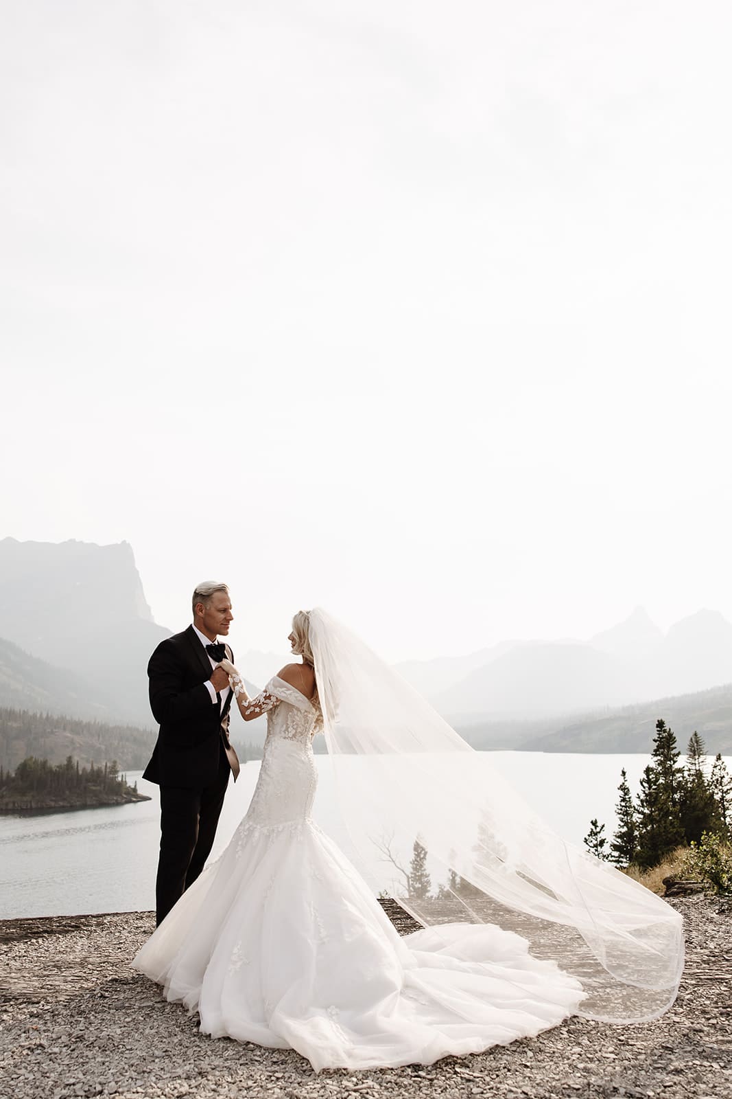 Glacier national park elopement photography